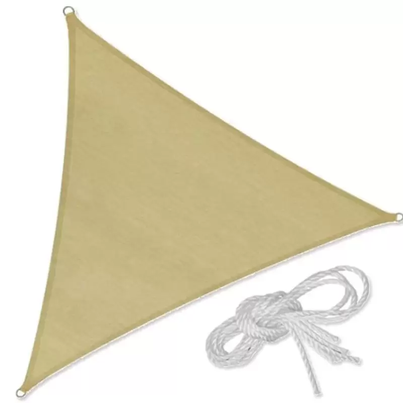 VELA OMBREGGIANTE TRIANGOLARE BEIGE 14001-1/43586