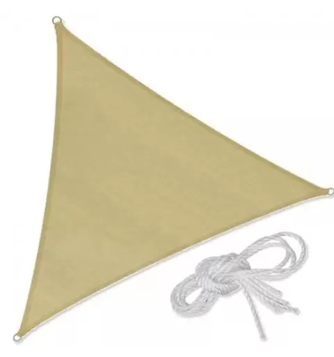 VELA OMBREGGIANTE TRIANGOLARE BEIGE 14001-1/43586