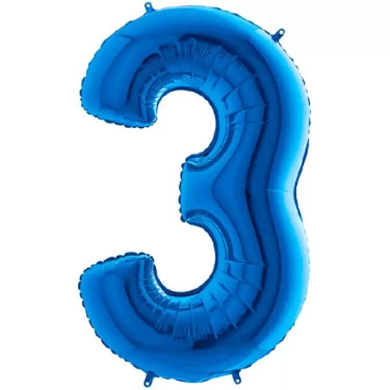 Foil Blu 35 cm numero 3 FB10M-3-001