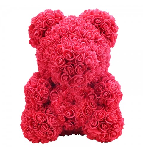 idea regalo per San Valentino Natale iBaste Rose Orso matrimonio anniversario Spugna artificiale a forma di orsetto di rosa compleanno festa della mamma 