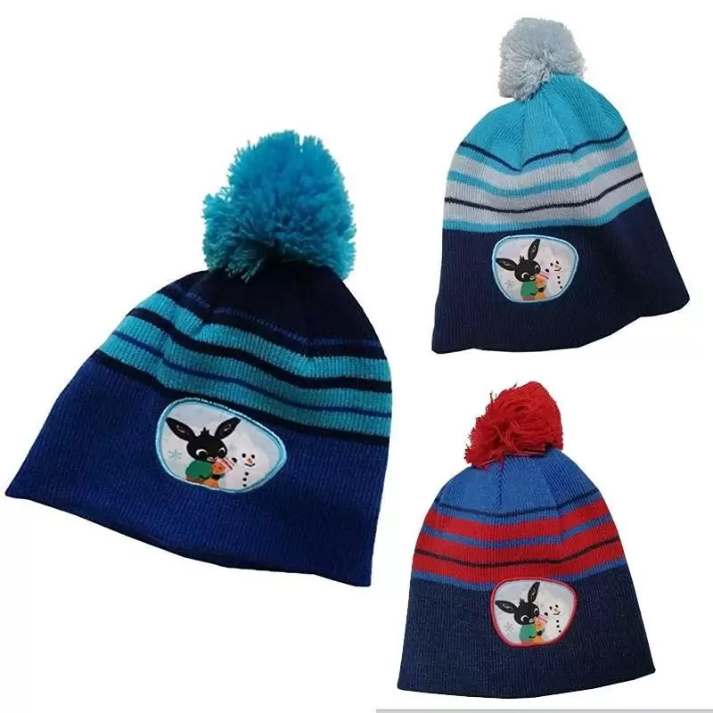 CAPPELLINO INVERNALE BING PON PON BLU 52 CM