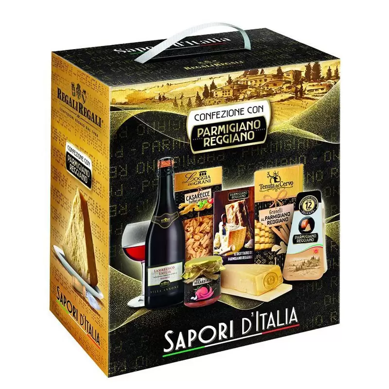 CESTO NATALIZIO SAPORI D’ITALIA – CON PARMIGIANO REGGIANO
