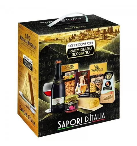 CESTO NATALIZIO SAPORI D’ITALIA – CON PARMIGIANO REGGIANO