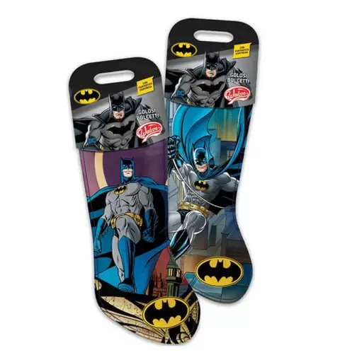 Calza della befana batman180 g - grafiche assoritite