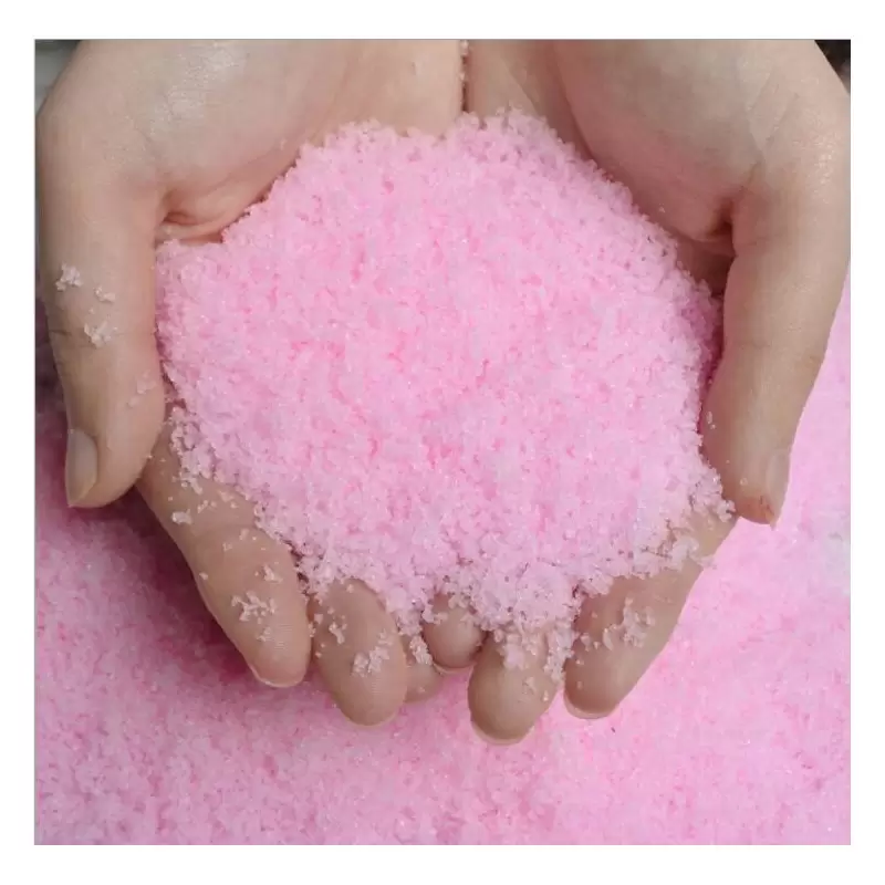 Neve artificiale rosa 100 g 212093