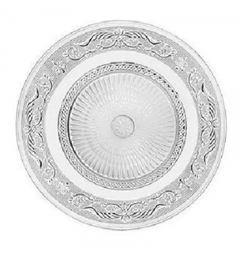 PIATTI DI VETRO DECORATI – 12 PZ