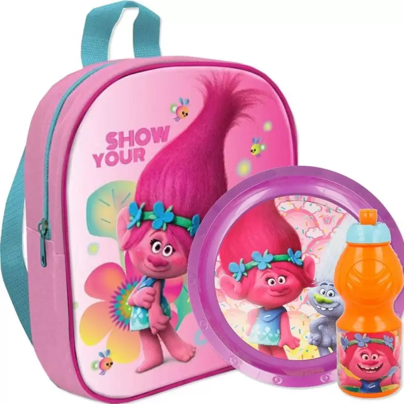 SET ASILO TROLLS ROSA