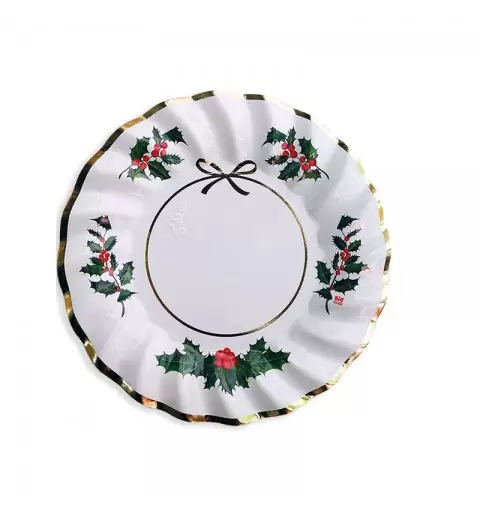8 Piatti dessert Ø 20 cm Christmas Chic 30377