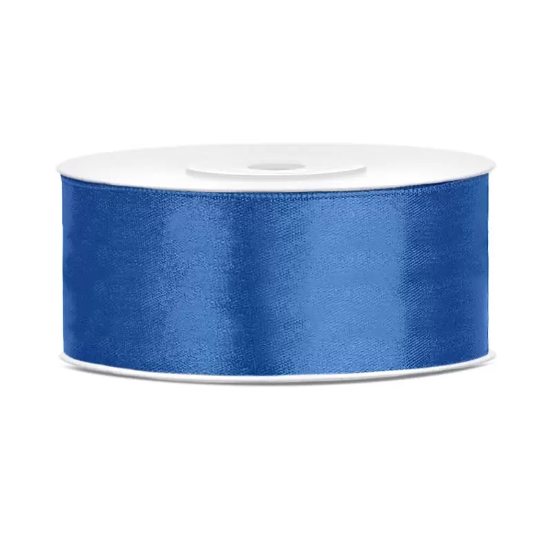 Nastro Doppio Raso blu royal 2,5 cm x 25 TS25-074R