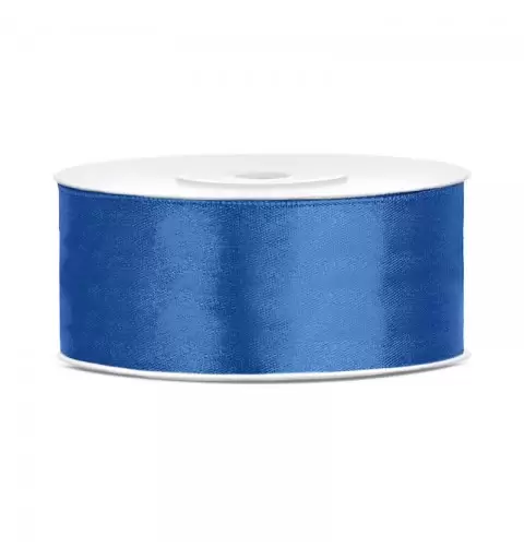 Nastro Doppio Raso blu royal 2,5 cm x 25 TS25-074R