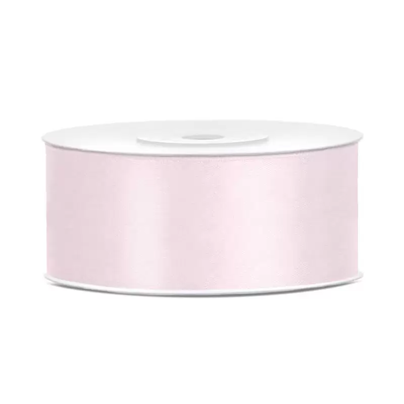 Nastro Doppio Raso Rosa cipria chiaro 2,5 cm x 25 TS25-081PJ