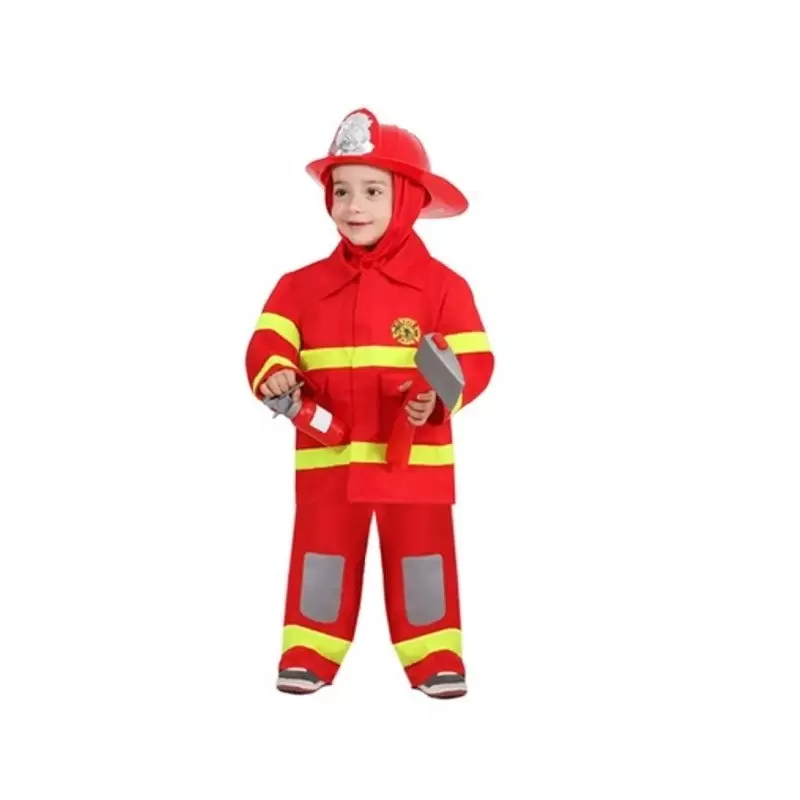 VESTITO DI  CARNEVALE BAMBINO POMPIERE