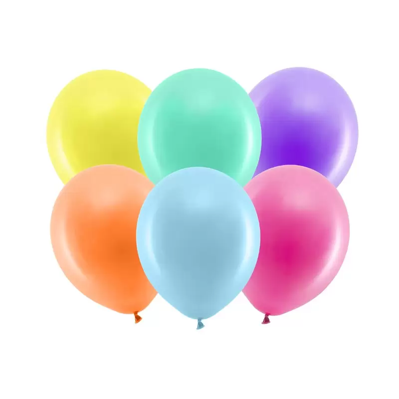 100 PALLONCINI ARCOBALENO MIX PASTELLO 30 CM
