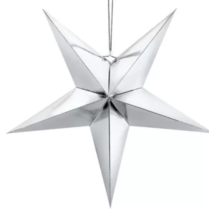 STELLE DI CARTA EFFETTO SPECCHIO - DECORAZIONI PER AMBIENTI