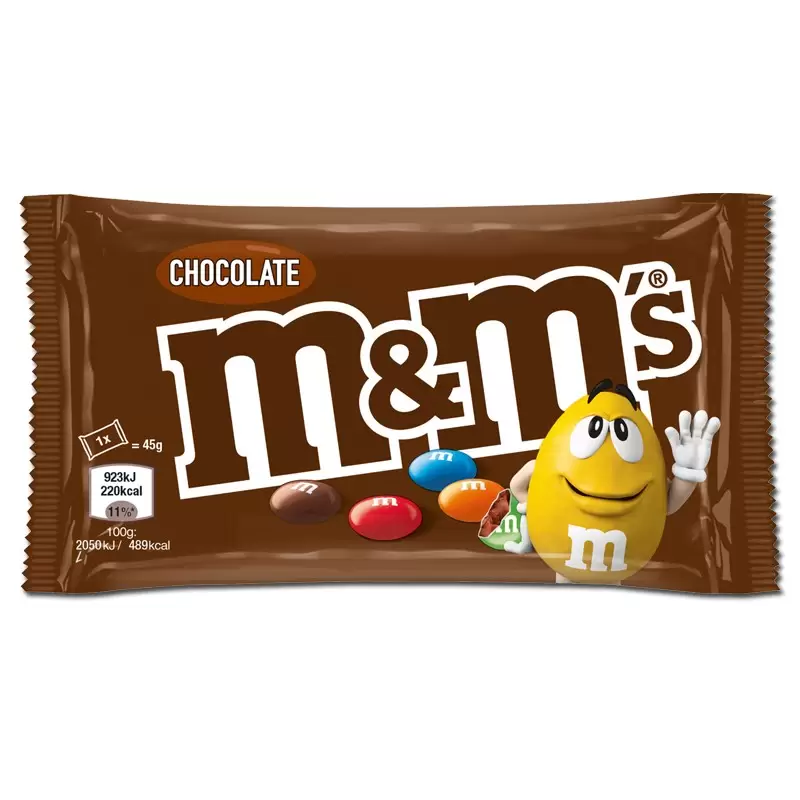 Bustina M&M\'s choco Confetti Colorati Cioccolato al Latte 45g