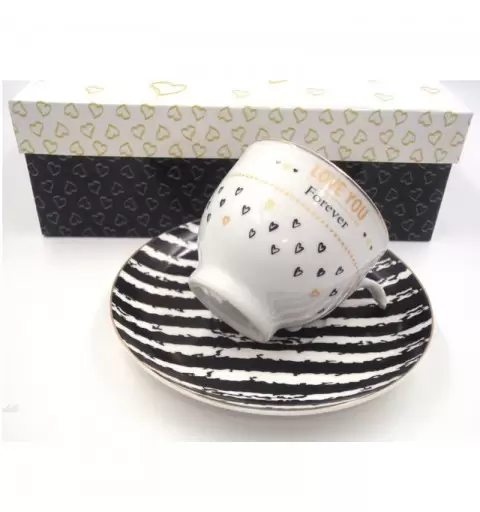 set 2 tazze con piatto 4321B