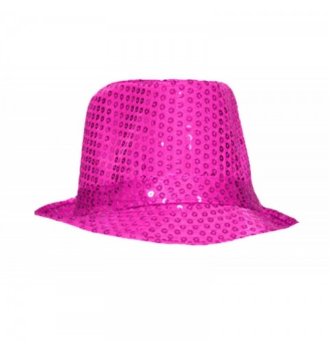 Cappello con paiette vari colori taglia unica – fucsia  6cap- 0107C