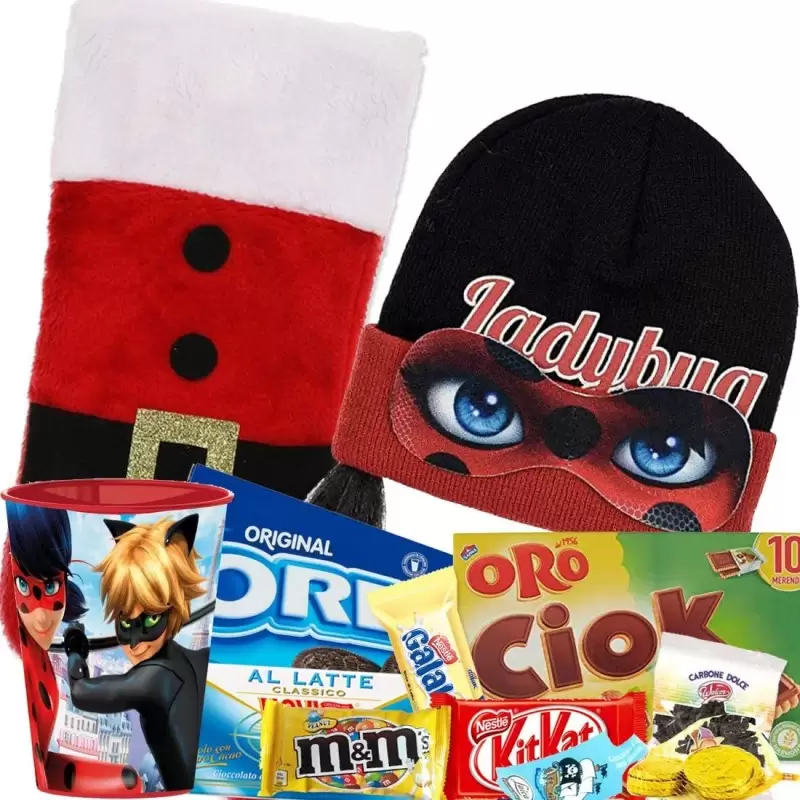CALZA DELLA BEFANA LADYBUG FAI DA TE