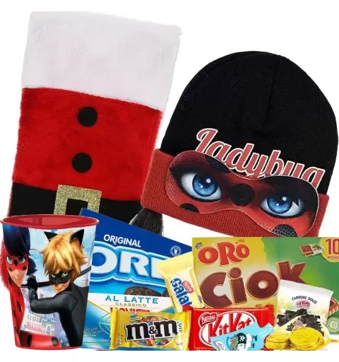 CALZA DELLA BEFANA LADYBUG FAI DA TE