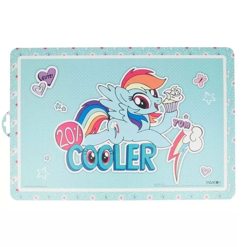 tovaglietta colazione my little pony 80519 43 x 28 cm in pvc