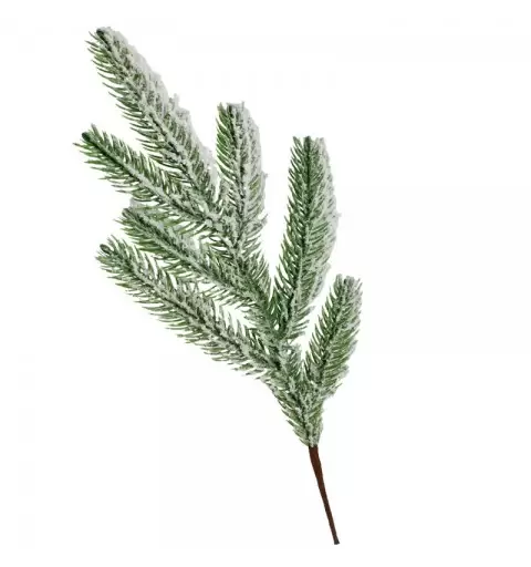 rametto abete innevato 40 cm 96668
