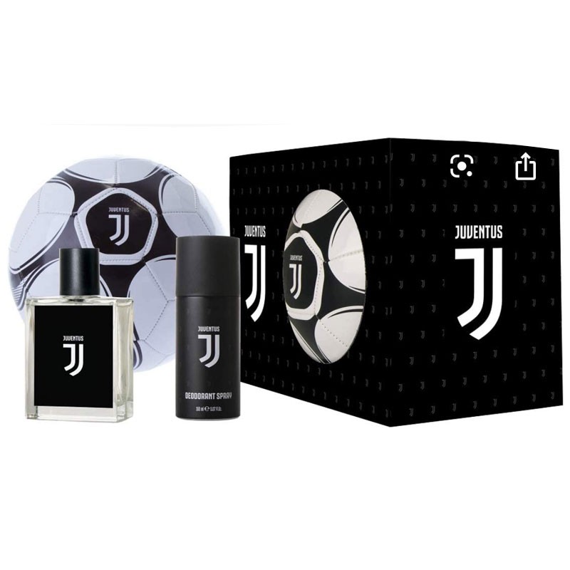 Confezione regalo Juventus Eau De ToiletteEdt 100ml+deo spray + pallone prodotti ufficiali