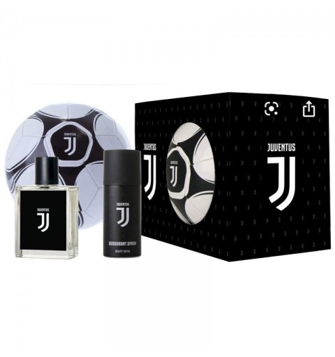 Confezione regalo Juventus Eau De ToiletteEdt 100ml+deo spray + pallone prodotti ufficiali