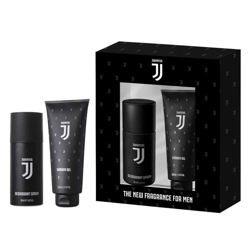 Juventus Gift Set Confezione Regalo Shower Gel E Deodorante Spray