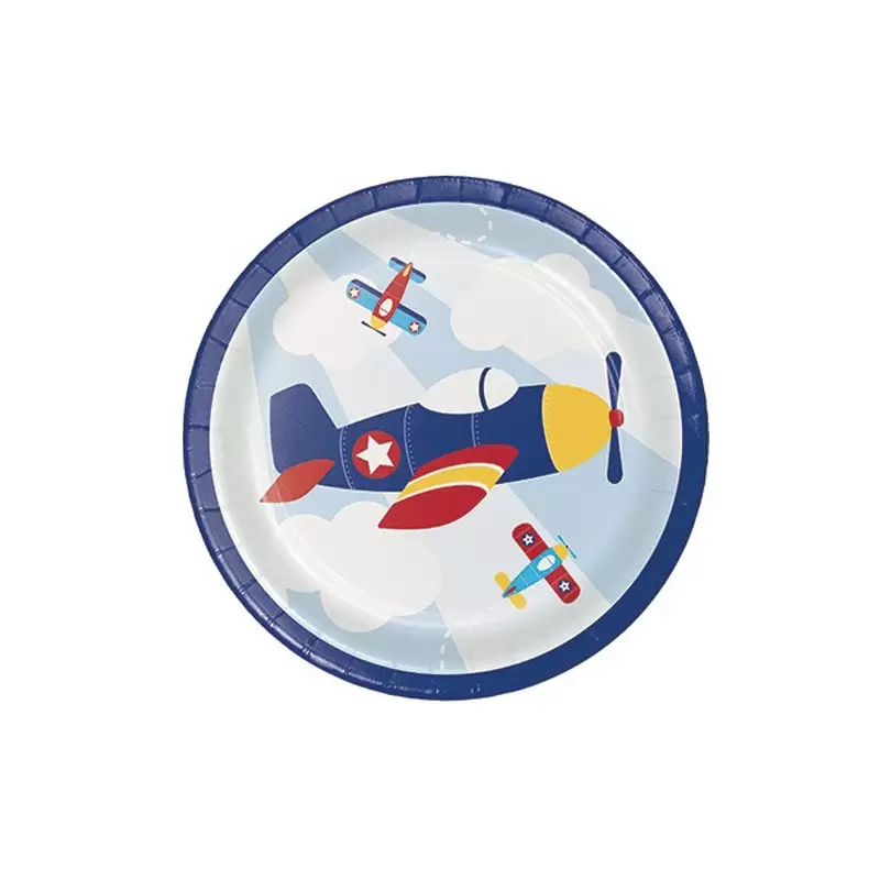 Piatti Dessert Aeroplanino Lil\' Flyer airplane 8pz - 331505