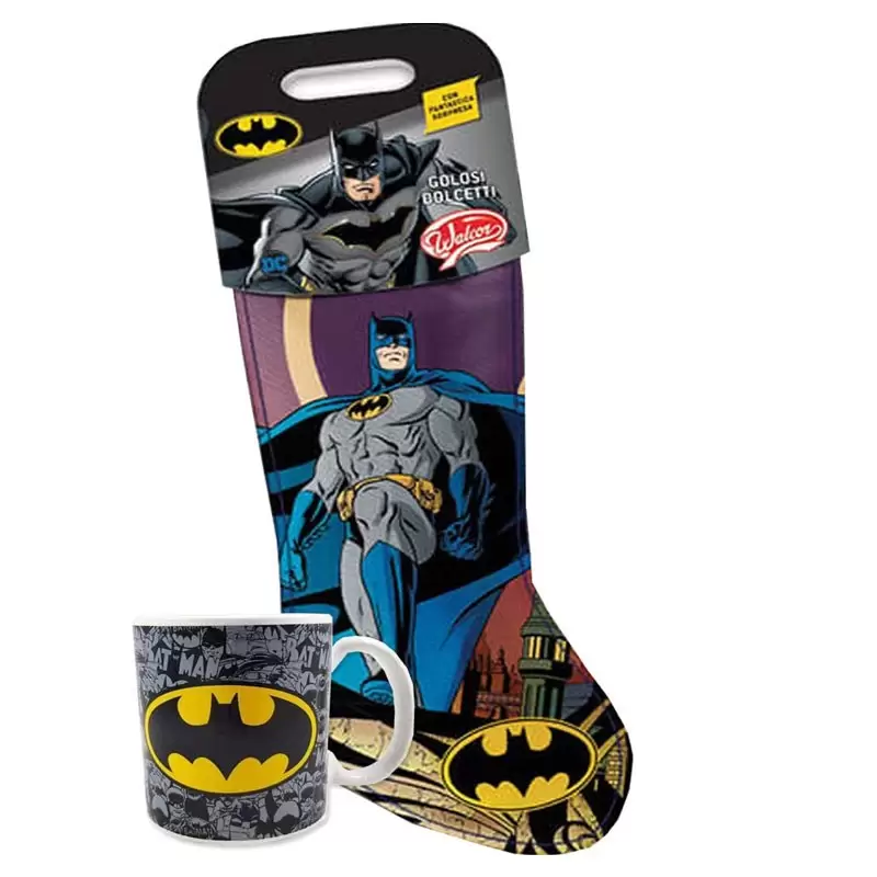 CALZA DELLA BEFANA BATMAN180 G + TAZZA
