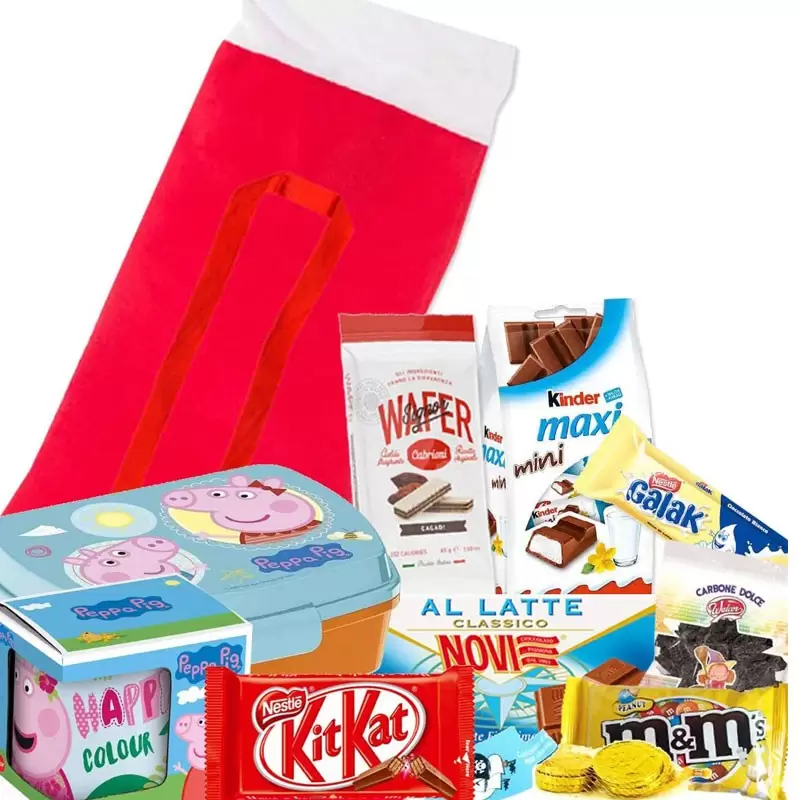 CALZA DELLA BEFANA PEPPA PIG FAI DA TE
