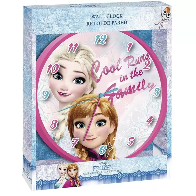 OROLOGIO A MURO FROZEN – GADGET ELSA E ANNA PER CAMERETTA