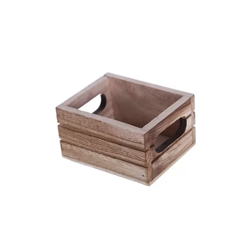 Scatola di legno vintage 10 x 8 x 5 cm 108164