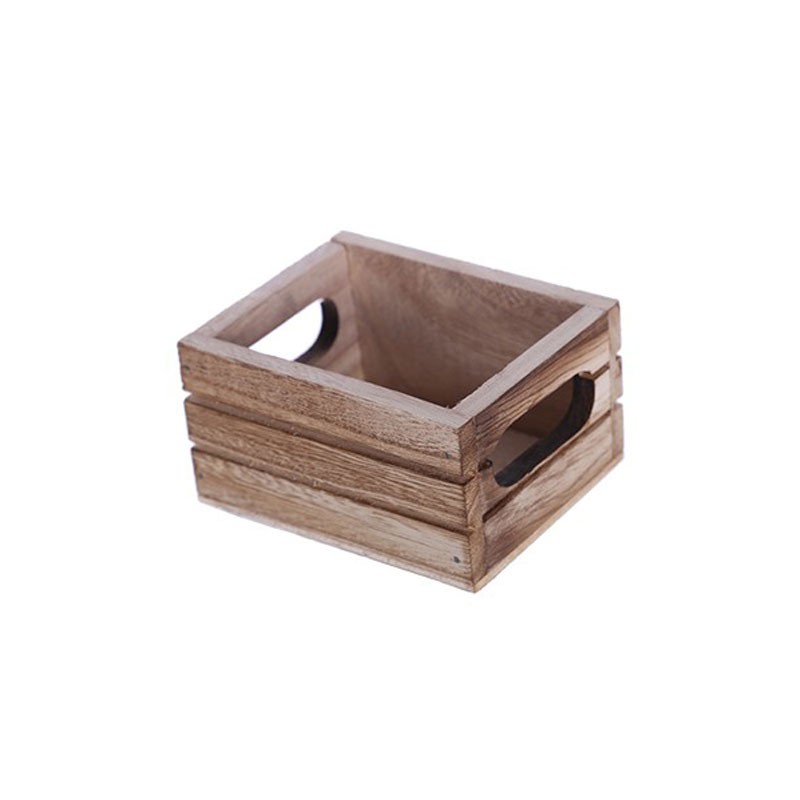Scatola di legno vintage 10 x 8 x 5 cm 108164