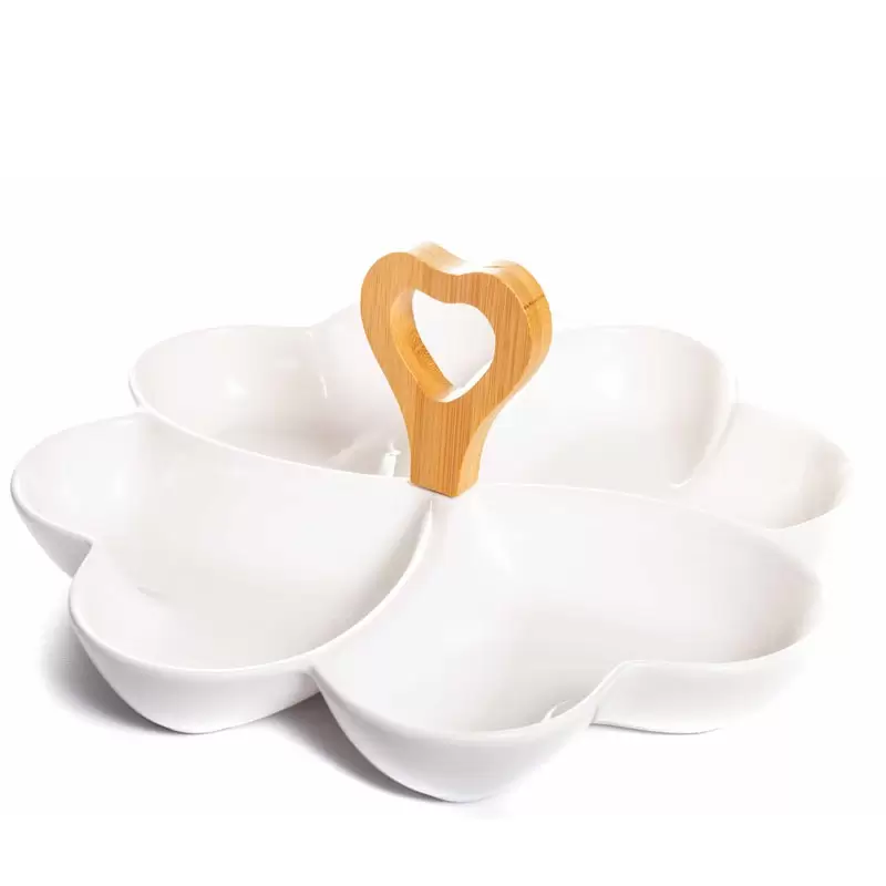 ANTIPASTIERA CON MANICO IN LEGNO 28 CM