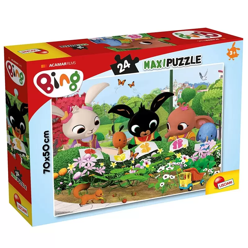 Maxi Puzzle Bing & Friends 24pz - Ossrviamo la natura 81219
