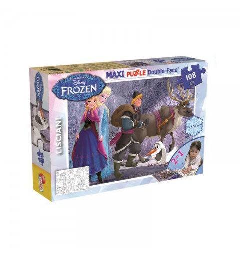 Puzzle Frozen on The Walk Disney  108 Pezzi, double face 46898