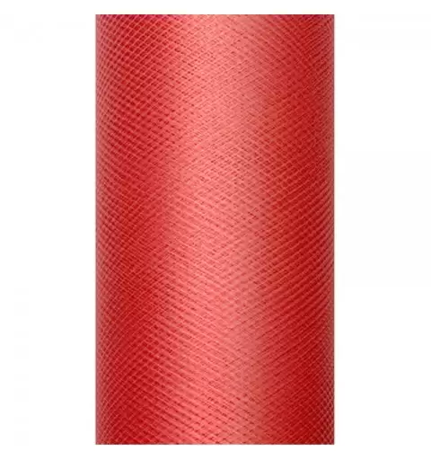 Rotolo tulle rosso 0.30 x 9 mt TIU30-007