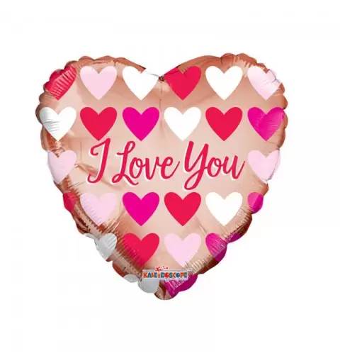 Palloncino foil Cuore I love You Rose Gold 18 46cm 15992-18/01