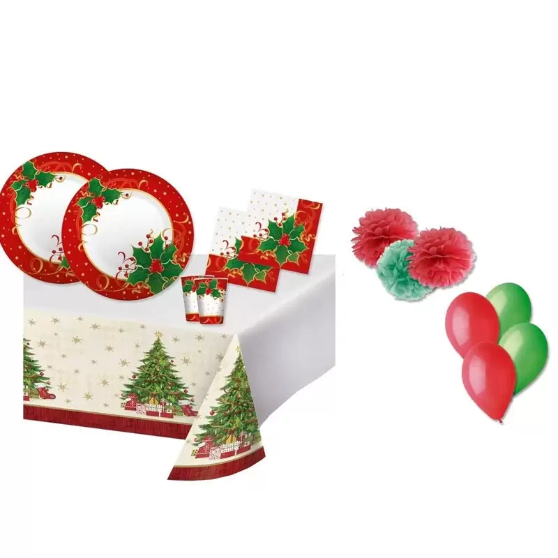 KIT N.49 ADDOBBI NATALE - AGRIFOGLIO
