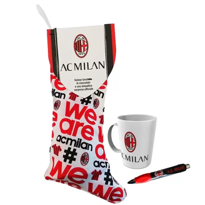 CALZA DEL TIFOSO AC MILAN N.5 - CON TAZZA E MAXI PENNA