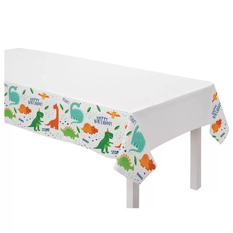 tovaglia dino-mite dinosauri  happy dino birth-day 137 x 243 cm 572270