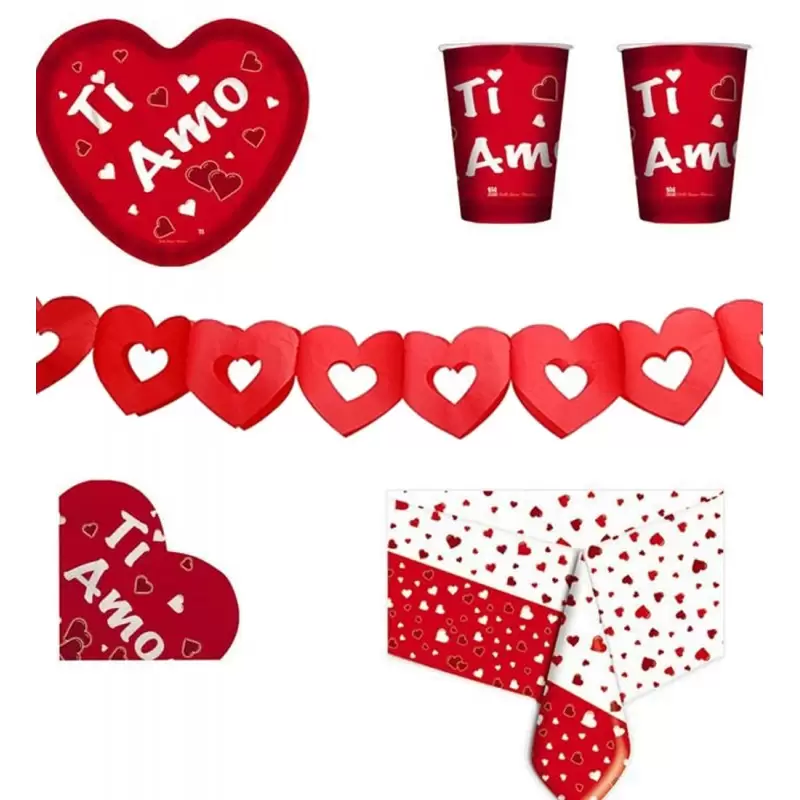 Set Di 9 Tovaglioli A Forma Di Cuore Per Tavolo Per San Valentino -  Decorazione Romantica Per Tavolo, Forniture E Decorazioni Essenziali Per  La Festa Di San Valentino