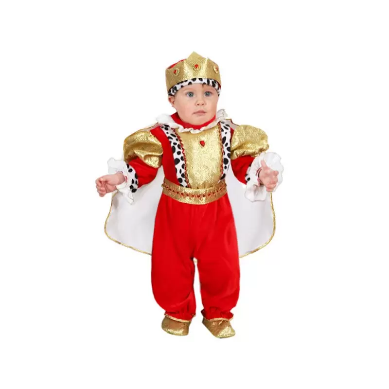 costume carnevale neonato piccolo re 5501 3-6 mesi