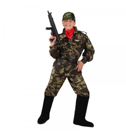 Costume da militare bambini varie taglie M 6/7 anni - 1045