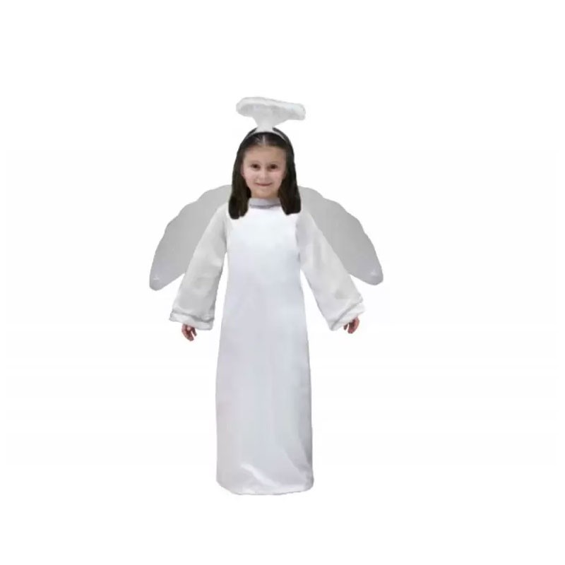 Vestito da angelo bianco varie taglie 4 -5 anni N8010A