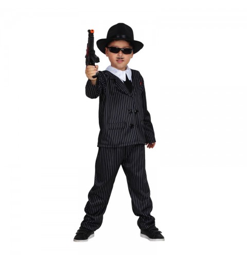 Costume gangster bambina 9/10 anni