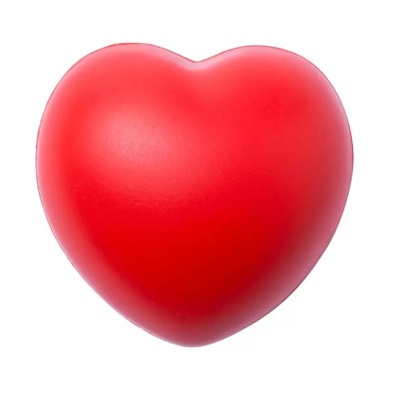 cuore rosso antistress in poliuretano cm 7,1 x 7 x 5