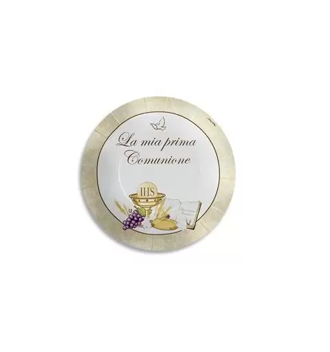 KIT N.10  - COORDINATO TAVOLA LA MIA PRIMA COMUNIONE + PALLONCINO FOIL