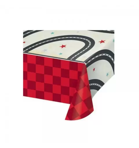 Tovaglia Auto d\'Epoca Vintage Race Car 137 x 259 cm